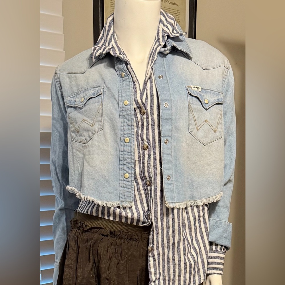 Wrangler cropped jacket